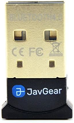 JavGear USB Bluetooth 4.0 Adapter Wireless Dongle for Windows 10, 8, 7, XP, Linux and Raspberry Pi | Supports Bluetooth Headsets, Speakers and more