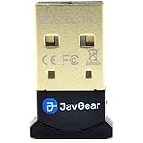 JavGear USB Bluetooth 4.0 Adapter Wireless Dongle for Windows 10, 8, 7, XP, Linux and Raspberry Pi | Supports Bluetooth Headsets, Speakers and more