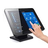 Angel POS 17-Inch Capacitive LED Backlit Multi-Touch Monitor, True Flat Seamless Design Touchscreen, VGA