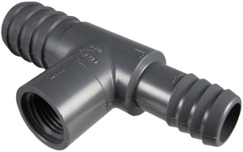 1" x 1" x 1/2" Combination and Reducing Tee Insert x Insert x Fipt PVC Fitting