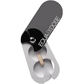 EQUADOSE Pill Splitter with Premium and Durable Aluminum Blades, Black | Safely and Cleanly Cuts Small and Large Tablets, Vitamins, and Pills, Tablet Divider for Accurate Medication Dosing