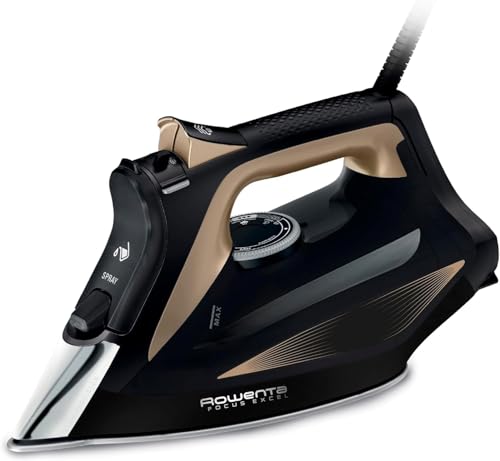 Rowenta Focus Excel Steam Iron, 2700W, 45g/min Steam Flow, Vertical Steaming DW5325D1