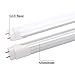 KALINA 2FT LED Tube Lights, 8W (25W Fluorescent Bulb Replacement), 6000K Cool White, Ballast Bypass, Frosted Cover, Pack of 4