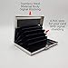 Naviurway RFID Blocking Credit Card Wallet Stainless Steel Business Card Holder Debit Card Protective Case Slim Metal Money Clip for Men and Women
