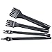Citian 4pcs Alloy Stainless Steel Leather Craft Diamond Chisel Hole Punch Set for DIY Leather Crafting Precision 4mm & 1/2/4/6 Prong