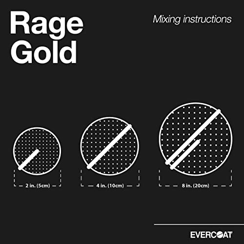 Evercoat Rage Gold Body Filler for Fiberglass, Aluminum & More Stain