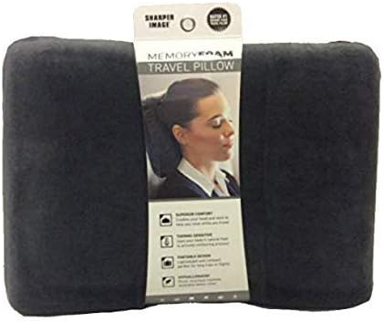 Sharper Image Rate 1 Memory Foam Travel Pillow Amazon Ca Home Kitchen