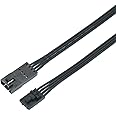 Angitu 50cm for Corsair RGB Fan Hub Lighting Node Commander Extension Cable HD LL120 140 QL 3Pin to 4Pin Converter Adapter Cables (4P Extension)