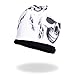 Hot Leathers KHC1001 Ghost Skull Sublimated Beanie (Black, One Size)