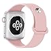Band for Apple Watch 38mm, Guangzhi New Design (Metal Tuck Clasp Ouside/Correct Wearing Way in 4th Image) Soft Silicone Sport Strap Band for iWatch Series 1 / 2 / 3, Sport, Edition,38mm,Vintage Rose