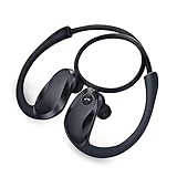 Bluetooth Headphones,Ansin D9 V4.1 Bluetooth Headset Wireless Sport Earbuds Lightweight Hi-Fi Stereo Earphones Noise Reduction Earpiece with HD Voice Mic for All iOS and Andoid Cell-phone-Black