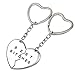 Charms Best Bitches Keychain,Best Friend KeyRing,BFF Keychain,Split Heart Key Ring, Best Friend Forever Love Jewelry Christams Gift,Best Bitches Love Silver