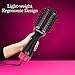 One Step Hair Dryer Volumizer - Hot Air Brush by BONTIME, 2-IN-1 Negative Ions Hair Dryer & Styler for All Hair Type, Get Salon Blowouts at Home,Black