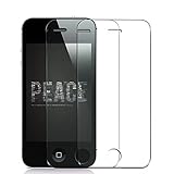 iPhone 4 / 4S Screen Protector, TOPVISION Crystal Clear [Rounded Edge Tempered Glass] Protective Film - 2PACK