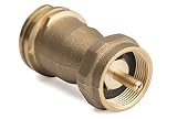 Propane Tank Adapter, 1 pound, Grilling Backup when 20 pound tank runs out