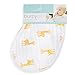 aden + anais Essentials Burpy Bib, 100% Cotton Muslin, Soft Absorbent 4 Layers, Multi-Use Burp Cloth and Bib, 22.5