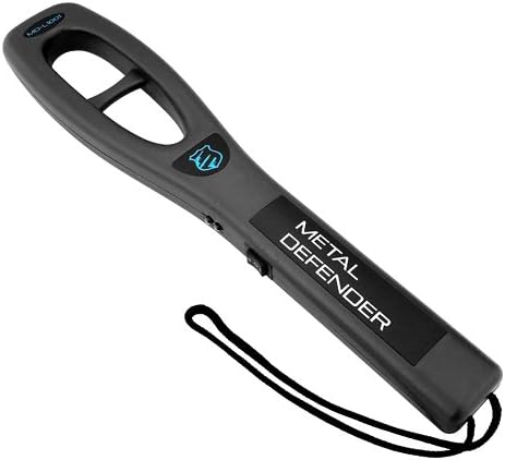 Handheld Security Screening Metal Detector Adjustable Sensitivity Audio & Vibration Alarms