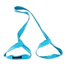 ProSource Yoga Mat Carrying Sling, Easy Adjustable Carry Strap 152cm Long Cotton (Aqua)