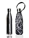 BBBYO Premium Double Wall Insulated Stainless Steel Water Bottle + Protective Carry Cover Available in 17oz, 25oz and 34oz Sizes
