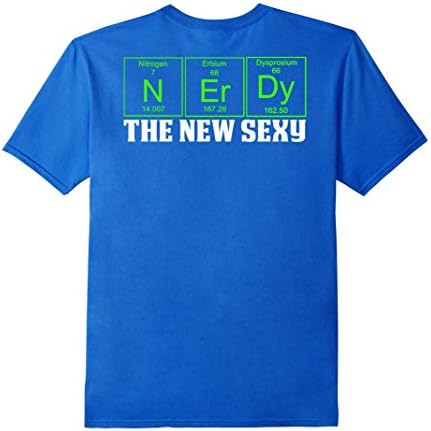 Mens BACK DESIGN BACK DESIGN BACK DESIGN NERDY THE NEW SEXY PERIO Large Royal Blue