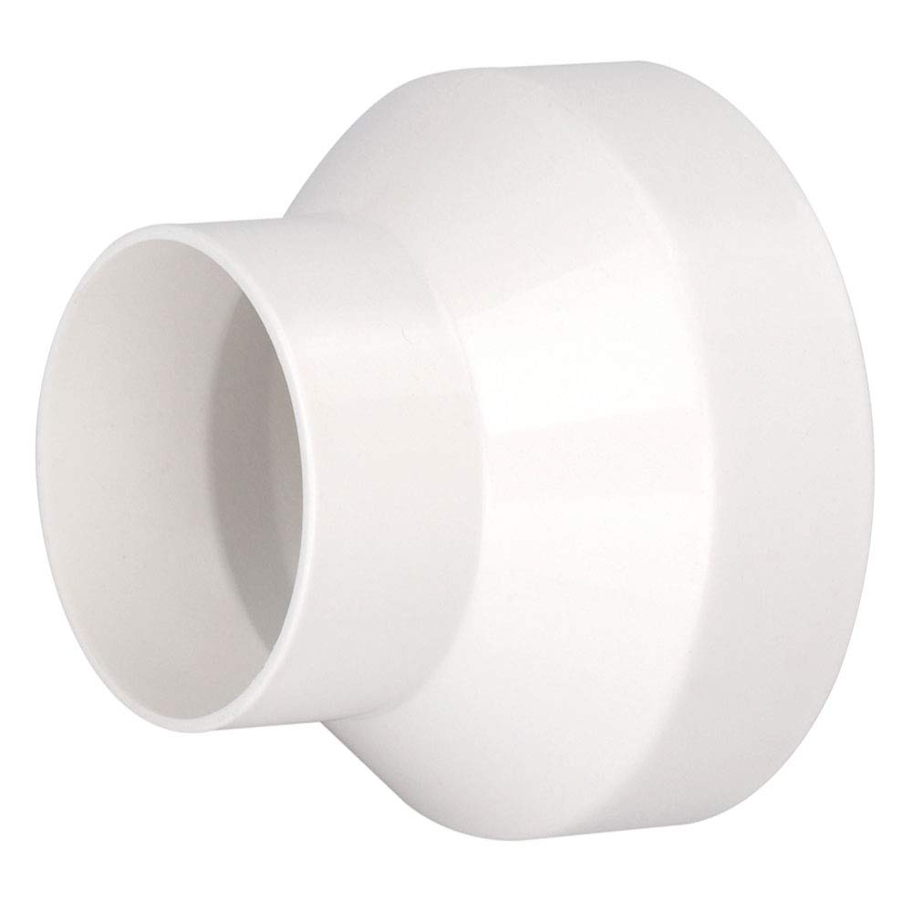 Carkio Duct Reducer Increaser Connector,Straight Duct Connector Inline Heating Cooling Ventilation Duct Fan 8" to 6"