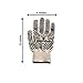 BloomBell Oven Mitts, High Heat Resistant Gloves, Heat Resistant Work Gloves - Heat And Slip Resistant Gloves By Food Safe, Cooking, Working, Campfires, Aramid Fiber, Silicon, Cotton (black)