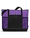 Gemline 1100 Select Zippered Tote - Purple - One Size