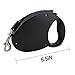 Parboo Retractable Dog Leash,16 ft Dog Walking Leash for Medium Dogs up to 80lbs, Black