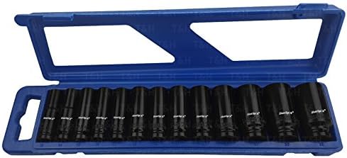 DEEP IMPACT Sockets Set 1/2" Drive Long Reach Thin Wall Impact Sockets 6P HEX HD