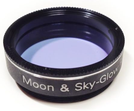 1.25" 31.7mm Blue Moon Filter Skyglow Filter Light Pollution Filter for Telescope Eyepiece Lens