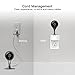 KASMOTION Compatible with Nest Cam Indoor Wall Mount, 360 Degree Swivel AC Outlet Wall Plug Mount Stand Holder Bracket for Nest Cam Mi Home Camera - No Messy Wires or Wall Damage
