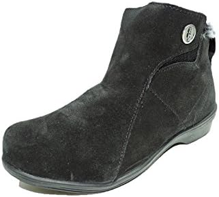 Sabara by Revitalign Carrillo Women Black Suede faux fur lined ankle boots, booties size 7 M