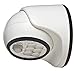 LIGHT IT! by Fulcrum, 6-LED Wireless Motion Sensor Security Porch Light, White, Single