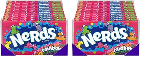 Nerds Candy, Rainbow, 5 Ounce Movie Theater Candy Boxes (Pack of 24)