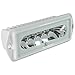 Lumitec 101099 Capri2 LED Flood Light, Flush Mount, White Housing, White Dimming, Blue Dimming, 4.91x 1.75-Inch