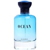 Bharara Beauty Ocean Eau de Parfum 3.4 Fl Oz / 100 ml | Fresh Aquatic Perfume for Women | Long Lasting Marine Citrus Scent | Clean Everyday Fragrance | Gift for Her