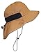 N'Ice Caps Kids Washed Distressed Cotton Denim Adjustable Hiker Sun Hat