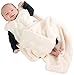 Gunapod Unisex Sleep Sack Fleece Wearable Blanket Baby Sleeping Bag, Milk White