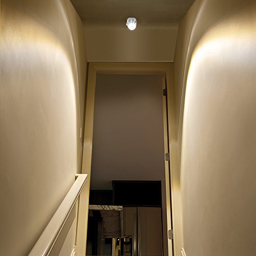 Mr. Beams MB306 Wireless LED Mini Spotlight with Motion Sensor and Photocell, 80-Lumens, White, 6-Pack - Thumbnail 5