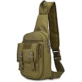 DOBRING Sling Bag Chest Shoulder Unbalance Crossbody Backpack for Women Men Girls Boys Travel Daypack