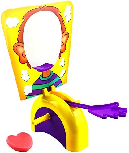 Fun Pie Face | Cute Colorful Funny Pie Face Game Throw Toy Set with Spinner and Sponge | Safe Sturdy Lightweight Eco-Friendly ABS for Home Kids Adult Friend Family Competition | 1511