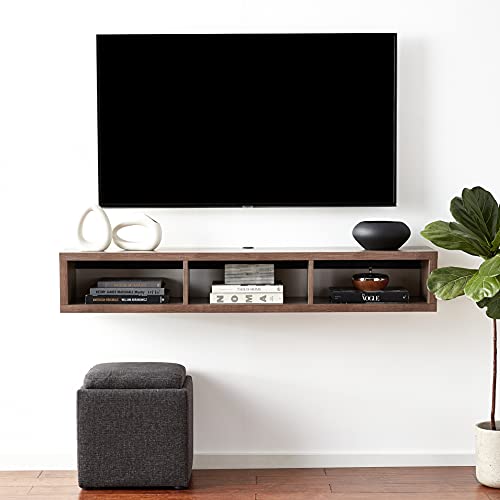 Martin Furniture Floating Tv Console, 60", Light Brown Pricepulse