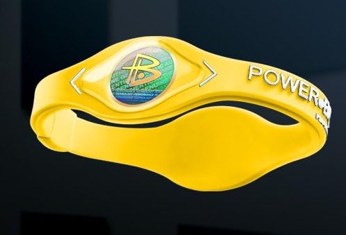 Power Balance (Yellow/White lettering) size Medium Wristband Balance Bracelet