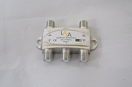 Amazon.com: Lava 4x1 DiSEqC Satellite Switch 900-2400MHz: Home Audio