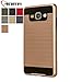 Galaxy A5 Case, Samsung Galaxy A5 Case (Not fit A5 2016) Aomax Anti-Shock Brushed Metal Texture TPU PC Dual Layer Hybrid Non-slip Protective Case For Samsung Galaxy A5 (VLS Rose Gold)