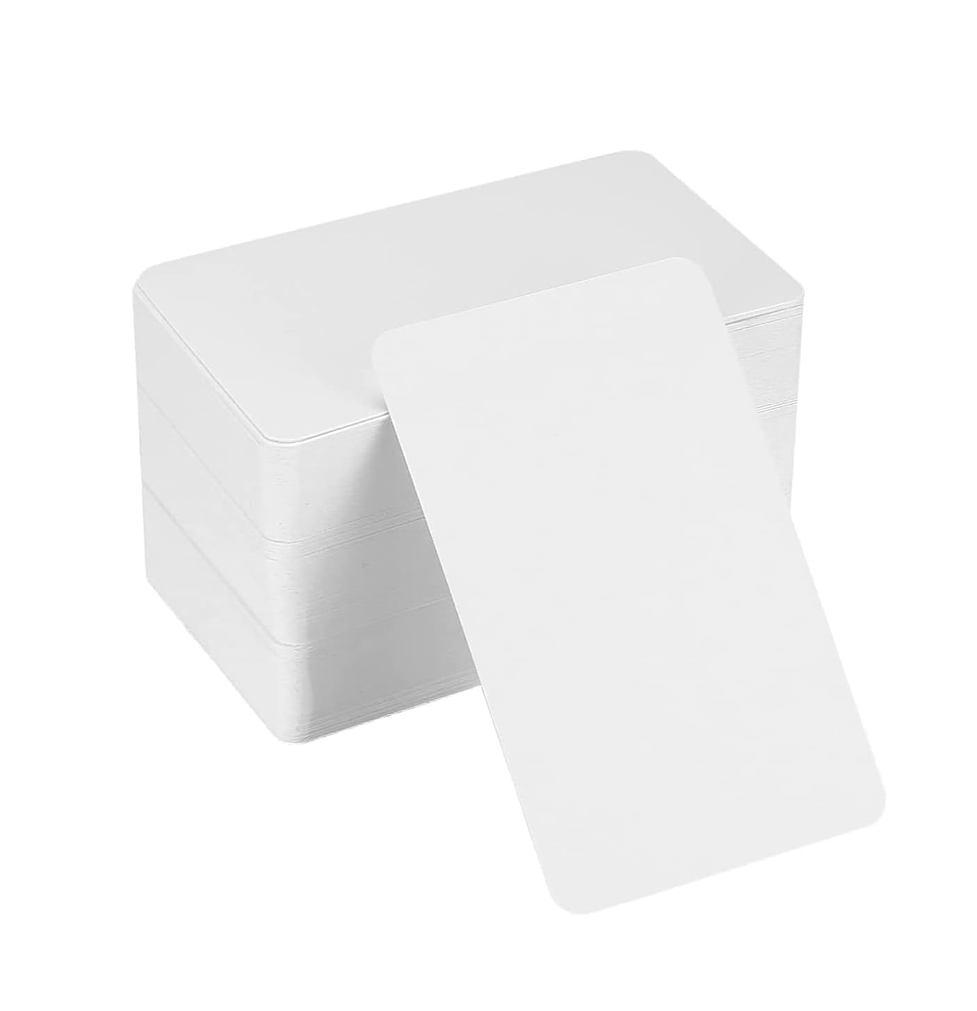 JEOPKO Blank Flash Cards, Business, 100 Pcs Kraft, Craft Words Paper for Learning, Study, Note, Message Card Christmas Day DIY Gift (White3.54 x 2.16 inch /9 x 5.5 c), (23032103UKZMHKBKP)