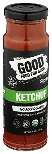 GOOD FOOD FOR GOOD ORGANIC KETCHUP STYLE SAUCE, 9.5 OZ