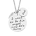Udobuy®Memorial necklace - I Used To Be His Angel Now He's Mine Dad Angel Wing Hand Stamped Dad Necklace for Memorial Gift Sympathy Gift