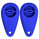Keyless2Go New Silicone Cover Protective Case for Remote Key Fobs with FCC CWTWB1U819 - Blue - (2 Pack)