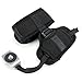 USA GEAR DualGRIP Professional Grip Camera Wrist Hand Strap with Neoprene Design and Metal Plate - Compatible with Canon, Fujifilm, Nikon, Sony, and more DSLR, Mirrorless, Point & Shoot Camera (Black)